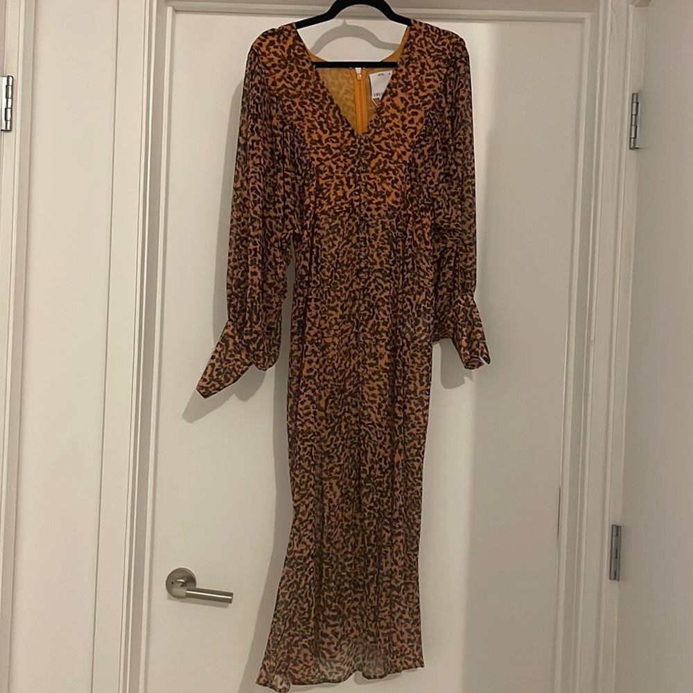 Cheetah print dress